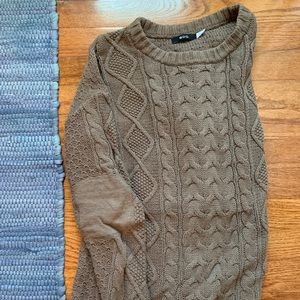 Brown BDG Cable-knit Sweater